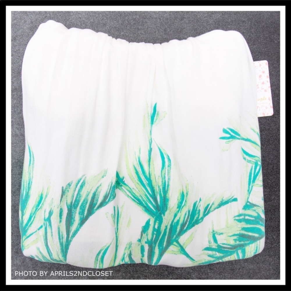 FREE PEOPLE WHITE BOHO PRINT SLIP MINI DRESS A3C - Picture 5 of 8
